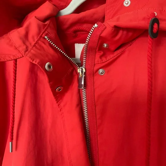 H&M Bold Red Utility Jacket - Picture 3 of 5